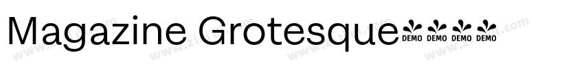 Magazine Grotesque字体转换